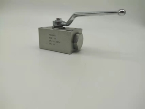 ราคาดี วาล์วควบคุมการไหลแบบแมนนวล ไฮดรอลิก บอลคาร์บอนสตีลคุณภาพสูง - Product Image 1