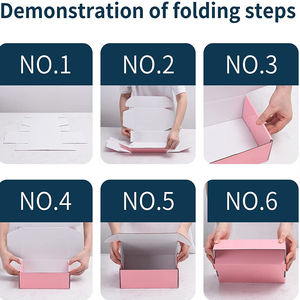 Petites boîtes d'expédition 18*9*5cm boîtes mobiles ondulées recyclables de haute résistance résistantes d'éclatement pour l'emballage de petite entreprise - Product Image 5