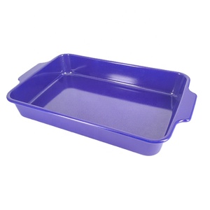 Thời Trang Mới Thoải Mái 0.8Mm Nặng Đo Roaster Pan Aluminized Thép Nướng Món Ăn Roaster <span class=keywords><strong>Lasagna</strong></span> Pan - Product Image 1