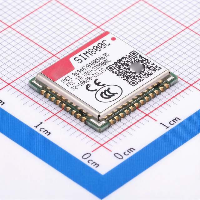 Genuine SIM800C 32Mbit GSM/GPRS Module Quad-Band 850/900/1800/1900MHz 85.6kbps Downlink 3.4V-4.4V -40°C to 85°C LCC in Stock