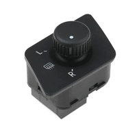 Schwarzer Kunststoff 6-Pin 10-Pin Steuerschalter für Außenspiegel für VW Polo 2001-2010 LHD OE 6Q1959565D 601959565H