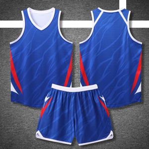 Ensembles de maillots de basket-ball pour hommes, sans manches, été, imprimé, broderie, t-shirt respirant, grande taille - Product Image 4