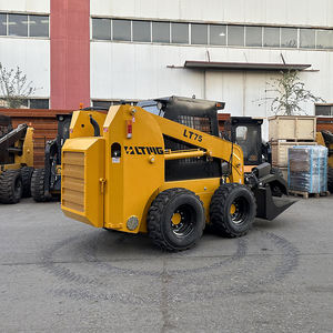 Aliran tinggi 1050kgs 0.5 cube <span class=keywords><strong>meter</strong></span> bucket wheel skid steer loader dengan Chipper lampiran - Product Image 2