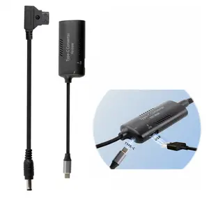 100W Camera Laptop DC Power Jack Connector DTAP D-TAP 5.5 * 2.5mm Cable TYPE-C USB C PD Adapter Converter Fast Charging Cable