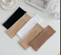 Chaussettes hautes d'été transparentes et respirantes pour femme, en soie douce de qualité supérieure, avec bande de maintien et bout renforcé