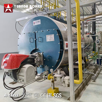 La Mejor Caldera de Vapor de Tubos de Fuego WNS4-1.25-Y(Q) de China, de 4 Toneladas por Hora, Automática, de Gas Natural, GLP, Diésel y Petróleo Pesado, para Fábrica Química