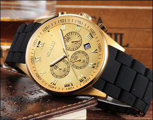 Montres de sport de luxe pour hommes AR5906 AR5919, montres à quartz multifonctionnelles, bracelet en acier, diamètre du cadran 43 mm, aiguilles en acier inoxydable - Product Image 3