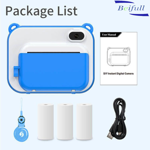 1080p không dây trẻ em máy ảnh ngay lập tức in nhiệt máy in nhãn với 3 cuộn máy in giấy cho danh sách lưu ý Memo - Product Image 6