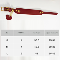 Collier élégant en cuir souple et personnalisable pour chien et chat avec options personnalisées - Vente en gros OEM