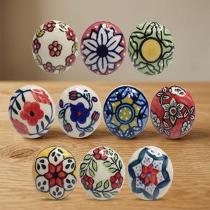 Fresh Arrival Multi Color Ceramic Modern Eco-Friendly Kitchen Cabinet Wardrobe <b>Dresser</b> Drawer <b>Knobs</b> Pulls Furniture Handle - Product Image 1
