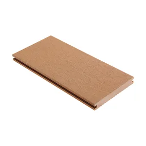 Plancher extérieur en bois composite de qualité supérieure Platelage en plastique et bois pour jardin extérieur en teck