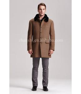 Abrigo de Cachemira de lana <span class=keywords><strong>Camel</strong></span> de alta calidad para hombre - Product Image 1