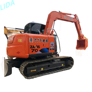 Excavadora Hitachi ZX70 usada, miniexcavadora pequeña de 7 toneladas, excavadoras hidráulicas sobre orugas originales de Japón ZAXIS70 a la venta - Product Image 1