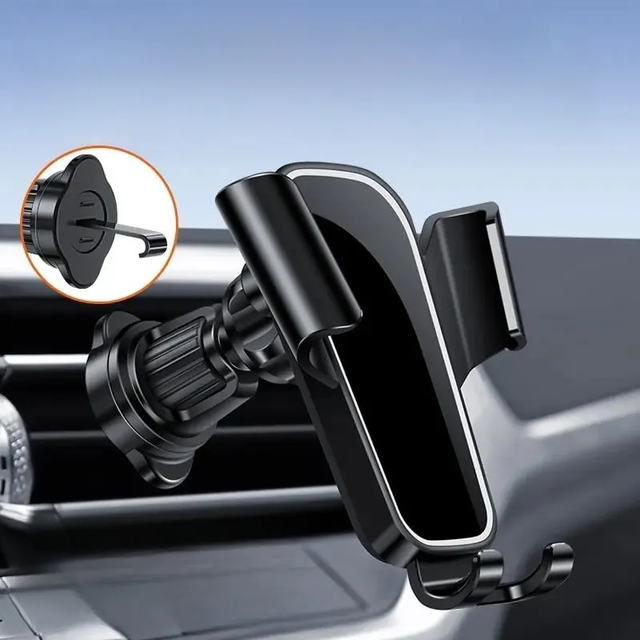 Car Accessories Gravity Hook Mount Car Phone Holder Air Vent Clip Mount Car Mobile Phone Bracket