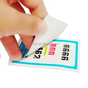 Peel Off Lottery Ticket Custom Pull Tab Printing Lottery Tickets