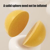 Pu mousse lavable enfants entraînement en intérieur élastique silencieux balle muette rebondissante non revêtue haute densité mousse balle de sport/basket-ball silencieux