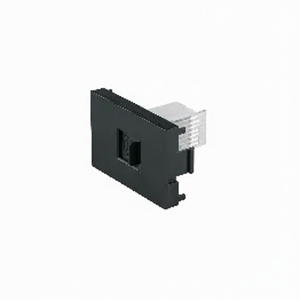 Scatola con 12 unità di prese telefoniche nere a modulo 1.5, linea di Lisbona, Volteck - Product Image 1