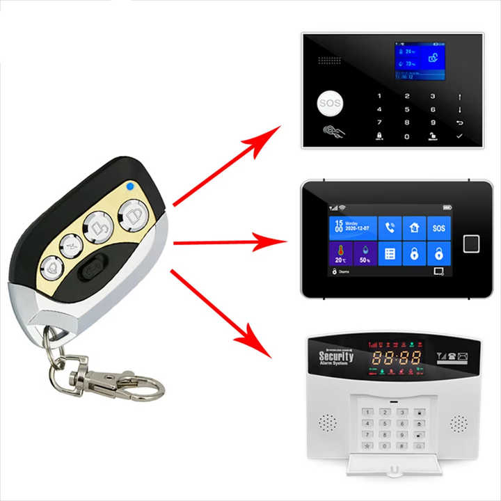 Auto Remote Control Duplicator 433MHZ Control Garage Door Metal Remote Controller for Car Garage Door Electric Curtain
