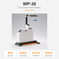 Robot de palettisation WP-30, cobot collaboratif, palettiseur de cartons automatique, empileur de boîtes de cartons, équipement logistique d'entrepôt