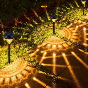 Lampe de projection d'ambiance pour villa, éclairage paysager, lumière <span class=keywords><strong>solaire</strong></span> LED à piquet pour pelouse, lampes solaires de jardin – Nouveauté en gros à prix abordable - Product Image 4