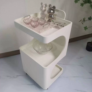 รถเข็นอุปกรณ์เสริมสวยทันสมัยสำหรับมืออาชีพ ชั้นวางของมีสไตล์ โต๊ะข้าง โต๊ะวางอุปกรณ์เสริมสวย - Product Image 2