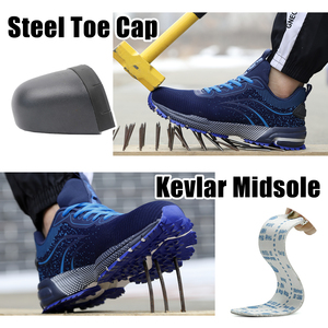 50% de Descuento en Calzado de Seguridad JIANKUN ASTM Estilo Jogger, Cómodo, con Puntera de Acero, para Aplicaciones Industriales, Construcción, Minería - Product Image 2