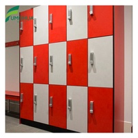 Fumeihua Wood Grain Color Student Locker Fitness Club pour les bureaux