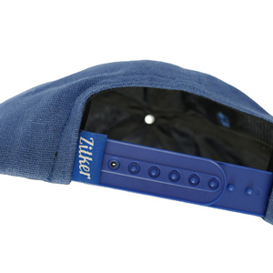 Mũ Lưỡi Trai Gai Dầu Vành Phẳng Màu Xanh Dương Hoàng Gia Mũ Bóng Chày Khóa Sau 5 Tấm Mũ Gai Dầu Có Logo Thêu - Product Image 5