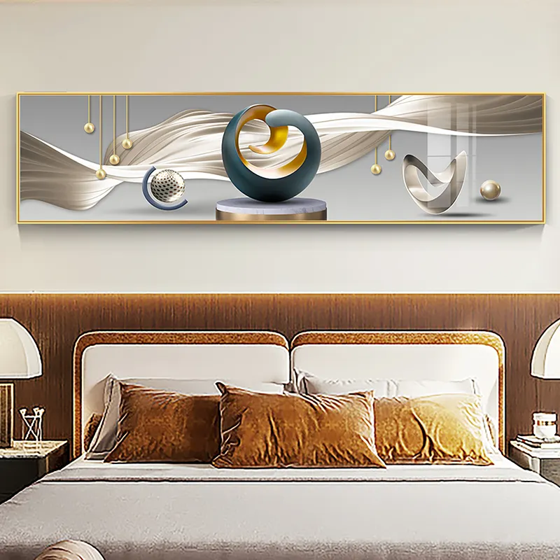 Modern Light Luxury Room Mural Hotel Background Wall Abstract Hanging Painting