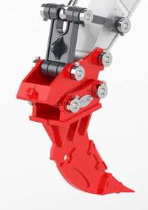 Escavatore Idraulico <span class=keywords><strong>RC</strong></span> KABOLITE K962-100S 1/18 4 in 1 in Metallo con Scavatore/Ripper/Pinza per Legname/Martello Modello di Camion da Cantiere - Product Image 5