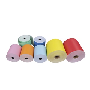 Customized <strong>Colour</strong> logo Pos Thermal Paper <strong>Roll</strong> 80x80 for Supermarket Bank Hotel Restaurant Customized Cash Register Paper <strong>Roll</strong> - Product Image 1