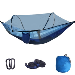 <span class=keywords><strong>Hamac</strong></span> de Camping ultraléger et Portable, équipement étanche avec <span class=keywords><strong>moustiquaire</strong></span>, en Nylon, idéal pour la randonnée en plein air, les voyages et la survie, 210T - Product Image 2