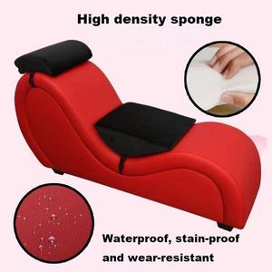 Nouveau Style Pu Cuir Rouge Faisant Position S Forme Solide Meubles <span class=keywords><strong>Tantra</strong></span> <span class=keywords><strong>Chaise</strong></span> pour Couples Canapé - Product Image 2