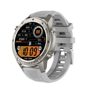 <span class=keywords><strong>Smartwatch</strong></span> <span class=keywords><strong>GPS</strong></span> DM56 per Uomo con Display AMOLED, Impermeabile 5ATM, Altimetro, Barometro, Funzioni Sportive e Bussola - Product Image 1