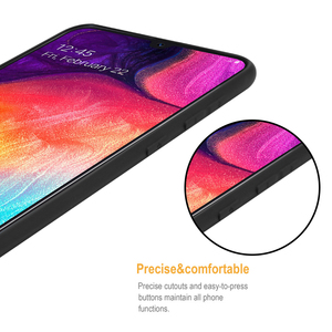 Màu Đen Mờ Siêu Mỏng Slim <span class=keywords><strong>Fit</strong></span> Mềm <span class=keywords><strong>Silicone</strong></span> Ốp Lưng Bảo Vệ Vỏ Điện Thoại Di Động Cho Samsung <span class=keywords><strong>Galaxy</strong></span> A50 - Product Image 5