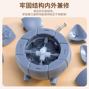 QS thiết kế mới trẻ em giáo dục cầm tay nhựa mini đầy màu sắc phim hoạt hình động vật Câu Đố Cube đồ chơi ages3 + Unisex 2 Phong Cách hiển thị hộp - Product Image 3