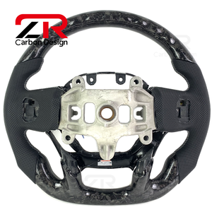 Volant sport personnalisé en fibre de carbone forgée pour <span class=keywords><strong>Dodge</strong></span> <span class=keywords><strong>Ram</strong></span> 1500 Rebel 2500 3500 4500 5500 <span class=keywords><strong>SRT</strong></span> TRX RHO Pickup Truck <span class=keywords><strong>2020</strong></span>+ - Product Image 3