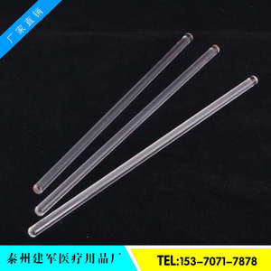 Varilla de vidrio transparente Taizhou Jianjun de 20-30 cm de diámetro y 6-8 mm para uso en laboratorio - Product Image 1