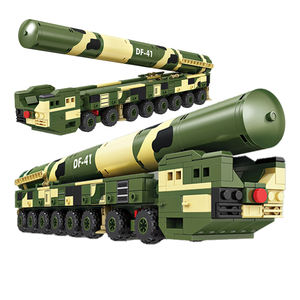 492 pièces <span class=keywords><strong>en</strong></span> <span class=keywords><strong>plastique</strong></span> Df-41 de <span class=keywords><strong>guerre</strong></span> Intercontinental missile balistique Miniatures arme à feu blocs de construction militaires avec Mini soldats jouets - Product Image 1