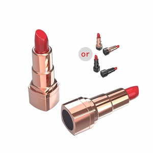 Vibrateur portable en silicone ABS en forme de rouge à lèvres, étanche, rechargeable par USB, mini masseur personnel pour femmes, jouet pour adultes - Product Image 3