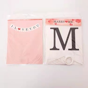 Tôi Yêu Bạn Giấy Vòng hoa bên trang trí hình trái tim kết hôn với tôi chuỗi treo Cờ biểu ngữ cho ngày Valentine đề nghị đính hôn - Product Image 2