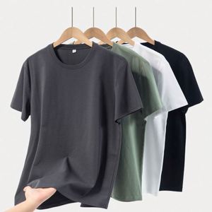 Design High Quality 210g <b>Sleeve</b> Regular Fit Tshirt New Style Printed Custom Logo Short Sleeved 100% Cotton T-shirt Men's - Product Image 2