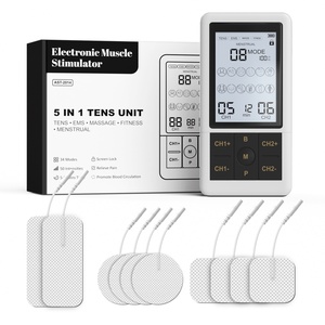 Unidad TENS Portátil 5 en 1, Máquina de Electroterapia, Relajación Corporal, Masaje Muscular, Alivio del Dolor - Product Image 1