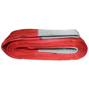 Heavy Duty Rouge 5 Tons 1 Mètre Rouge Polyester Plat Sangle <span class=keywords><strong>Sling</strong></span> Ceinture <span class=keywords><strong>De</strong></span> Levage Avec 125mm Largeur <span class=keywords><strong>Double</strong></span> Couche - Product Image 6