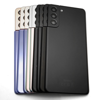 Coque Arrière de Remplacement Originale pour Batterie S21+ avec Lentille d'Appareil Photo, Cache Arrière en Verre S21 PLUS pour Samsung Galaxy