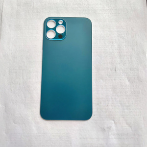 Vente en gros coque arrière de téléphone portable pour iPhone 12 Pro Remplacement grand trou de caméra couvercle de batterie arrière en verre pièces de réparation de téléphone portable - Product Image 5