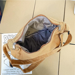 Phong cách Đại Học vải túi xách-trẻ trung in vai túi đi học - Product Image 4