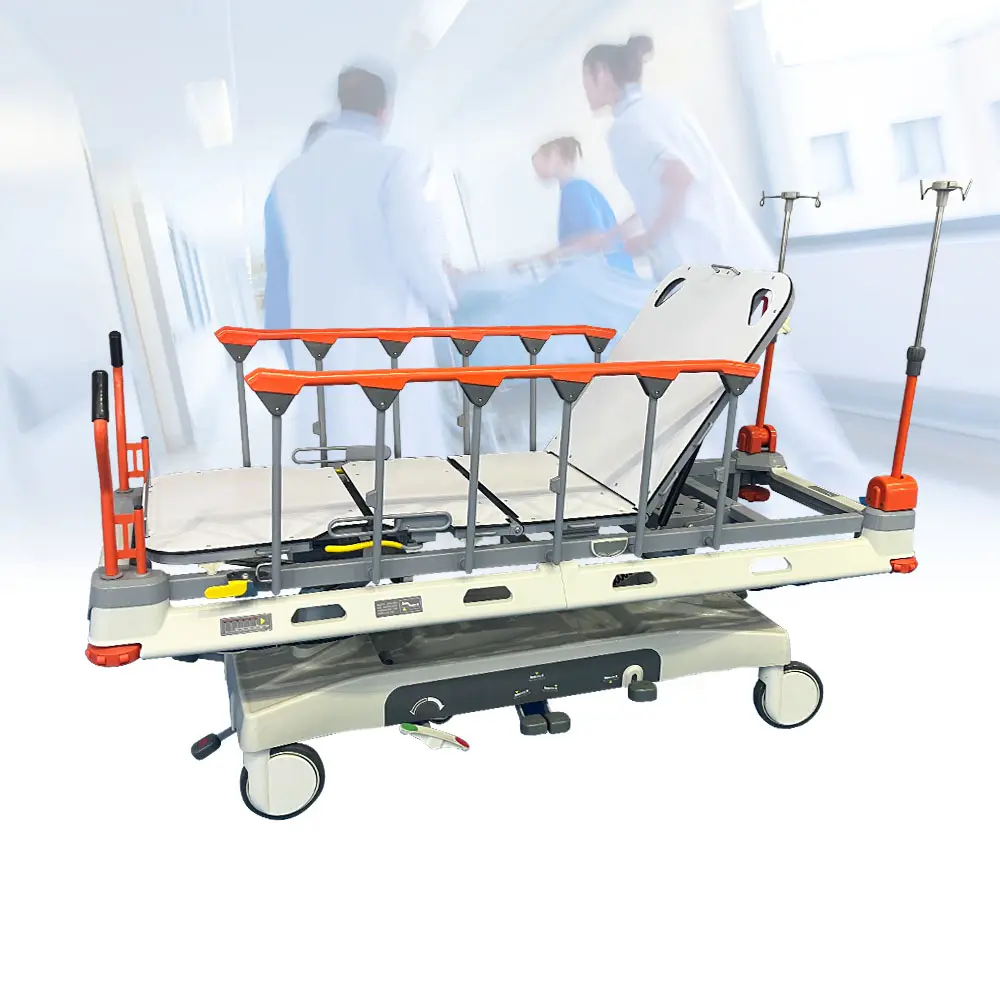 ORP-EA9C Factory Wholesale Hospital Aluminum Alloy Stretcher Transport Ambulance Stretcher For Emergency