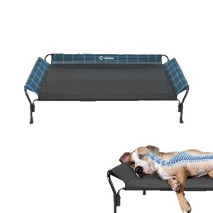 Cama para Perro, Cama de Campaña Rectangular Negra, Desmontable y Lavable, para Uso en Interiores y Exteriores, para las Cuatro Estaciones - Product Image 2