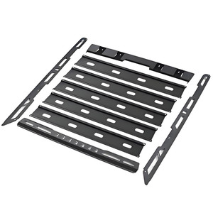 Accessoires de <span class=keywords><strong>voiture</strong></span> tout-terrain LLOYDBERG 4WD, <span class=keywords><strong>porte</strong></span>-bagages de toit en acier et aluminium avec échelle pour Jeep Wrangler JL 2018+ 2 portes - Product Image 5